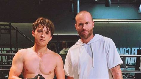 Tom Holland Shows Off His Chest Gains in Shirtless .